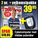 Aktiv Træning 2 nr + Hasaki forskærersæt eller cykelcomputer
