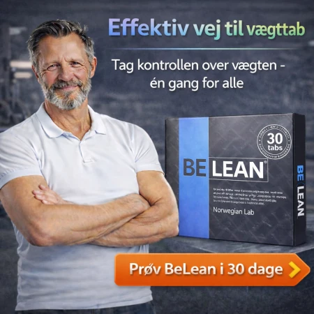 Prøv BeLean kosttilskud for vægttab udviklet til mænd