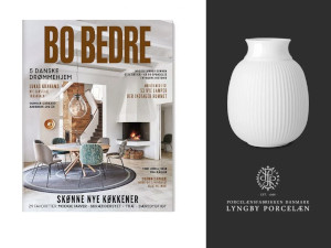 Få 5 numre af BO BEDRE + smuk Curve Vase fra Lyngby