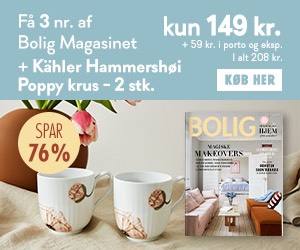 Bolig Magasinet 3 nr + Kähler Hammershøi Poppy krus