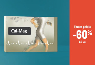 Cal-Mag spar 60% på første pakke