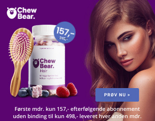 Prøv ChewBear Hair i 30 dage til 40% rabat