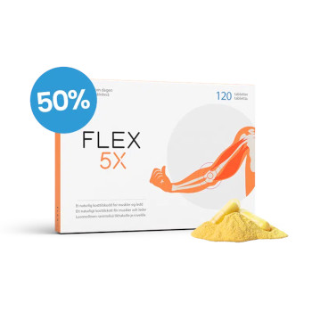 Prøv Flex 5X til halv pris i 60 dage