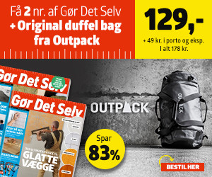 Spar 630 kr på 2 nr af Gør Det Selv + duffel bag fra Outpack