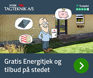 Bestil et gratis Energitjek fra Jydsk Tagteknik