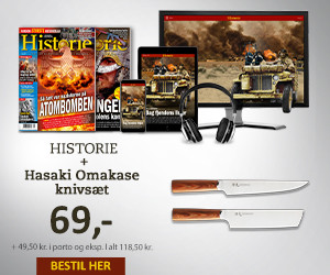 Få 2 nr. af HISTORIE + Hasaki Omakase knivsæt