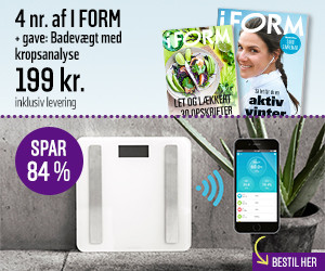4 nr. af I FORM + Badevægt med kropsanalyse for 199 kr