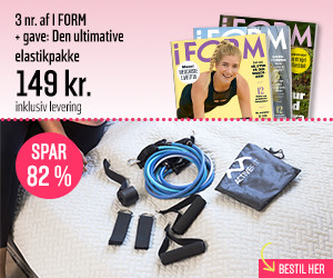 3 nr. af I FORM + Den ultimative elastikpakke