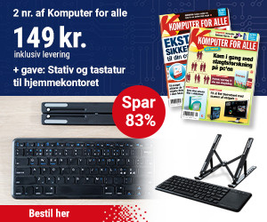 Komputer for Alle 2 nr + Stativ og tastatur