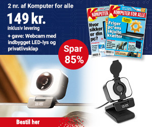 Webcam med indbygget LED-lys fra Komputer for alle
