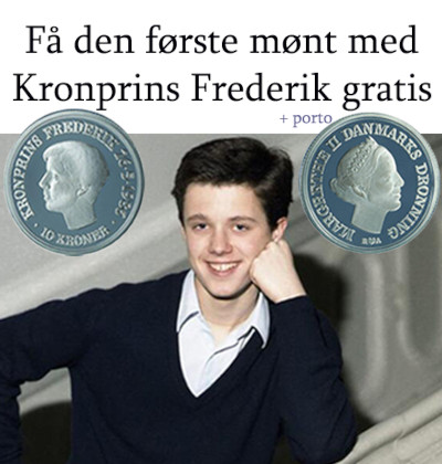 Kronprins Frederik erindringsmønt fra 1986