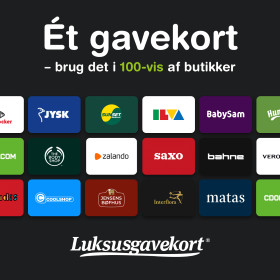 Elselskabet Velkommen tilbyr luksusgavekort på 1000 kr