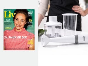 5 nr. af Magasinet Liv + Stavblender-sæt