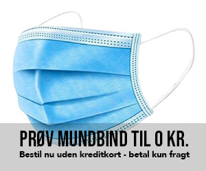 Gratis mundbind TYPE IIR med næseklemme 50 stk