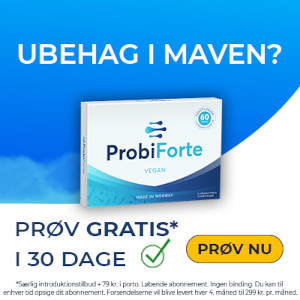 Prøv ProbiForte i 30 dage til 0 kr + porto