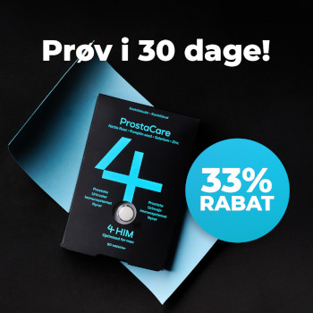 Prøv Prostacare til 33% rabat: dit pris 199 kr for 30 dage