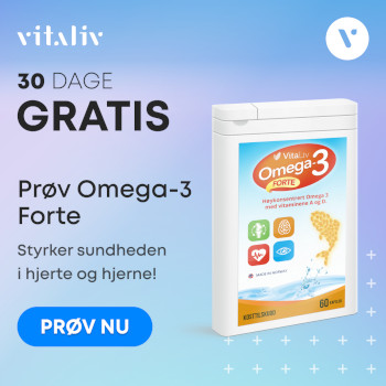 Prøv Omega-3 Forte gratis i 30 dage