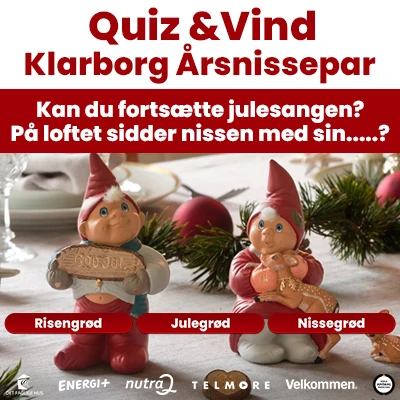 Quiz gratis og vind 2025 års jubilæum Klarborgnisser
