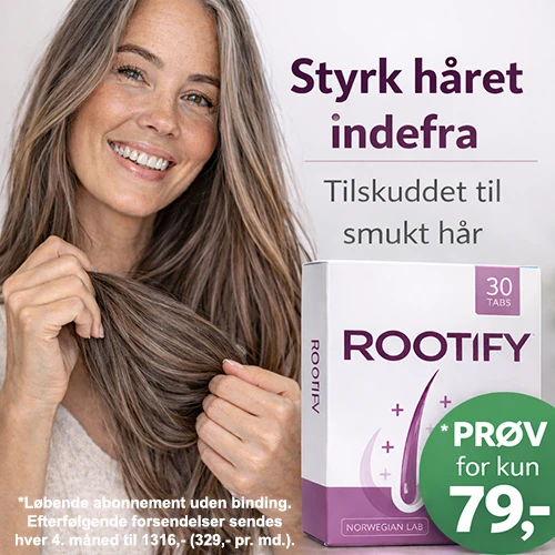 Prøv Rootify i 30 dage – styrk dit hår indefra
