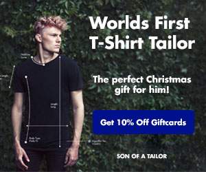 Son of a Tailor rabatkode for skræddersyede T-shirts