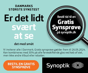 Synoptik tilbyr gratis synsprøve