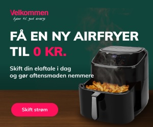 Skift til Velkommen og få en Emerio Airfryer til 0 kr