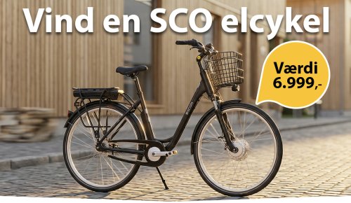 Vind en SCO elcykel til en værdi af 6.999 kr