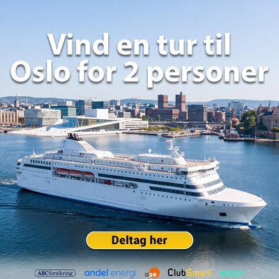 Vind en gratis tur til Oslo for to personer
