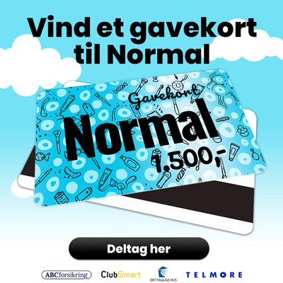 Vind et gavekort til Normal på 1.500 kr