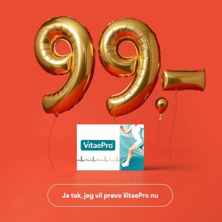 VitaePro fødselsdagstilbud - Spar over 70 % nu for kun 99 kr