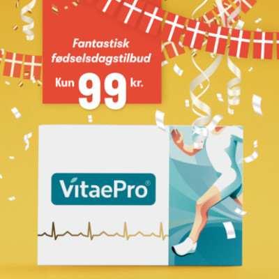 VitaePro fejrer 15 år med fødselsdagstilbud -70% + gave