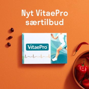 Køb VitaePro til HALV PRIS og få Active Q10 + Collagen Duo i gave