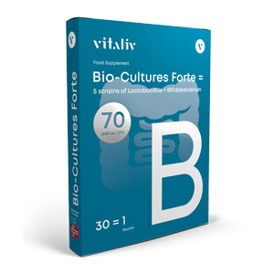 Prøv Bio-Cultures Forte til halv pris